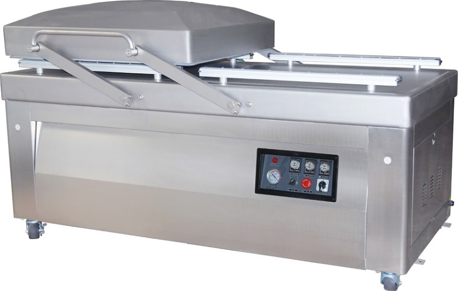 Вакуумный упаковщик Hualian HVC-820S/2B (нерж. сталь, обрезка)