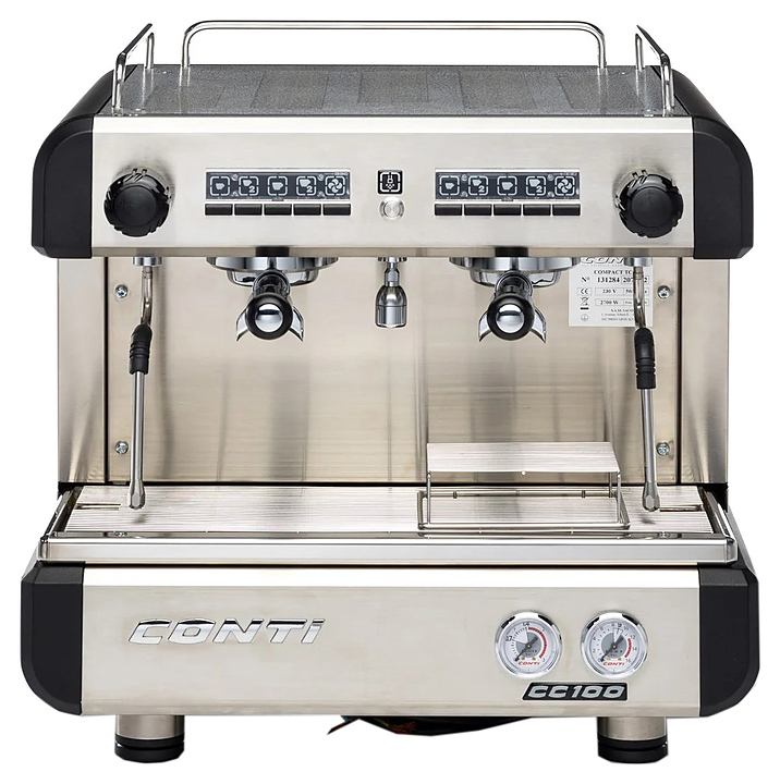 Кофемашина CONTI CC100 Compact TC 2Gr черная (под высокие стаканы)